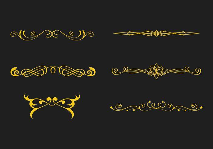 免费SCROLLWORK VECTOR 1