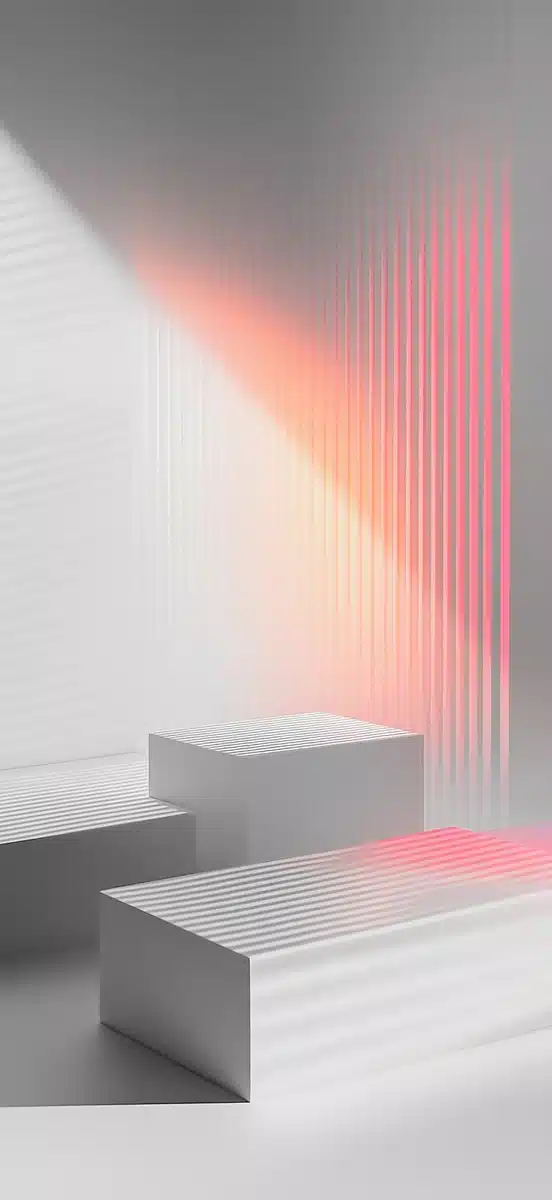 Bauhaus Neon Gradient Composition Midjourney提示词