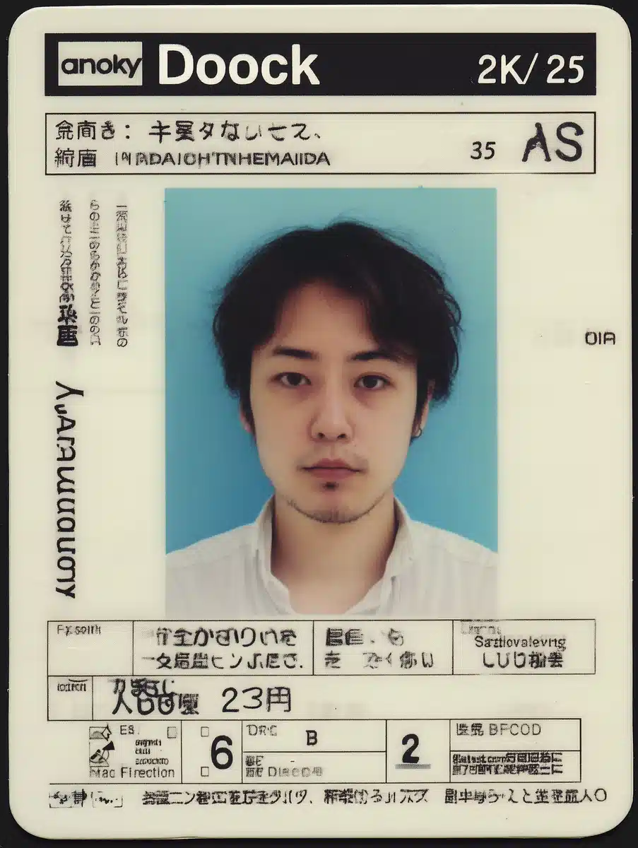 ID Card with Traffic Training Elements Midjourney提示词