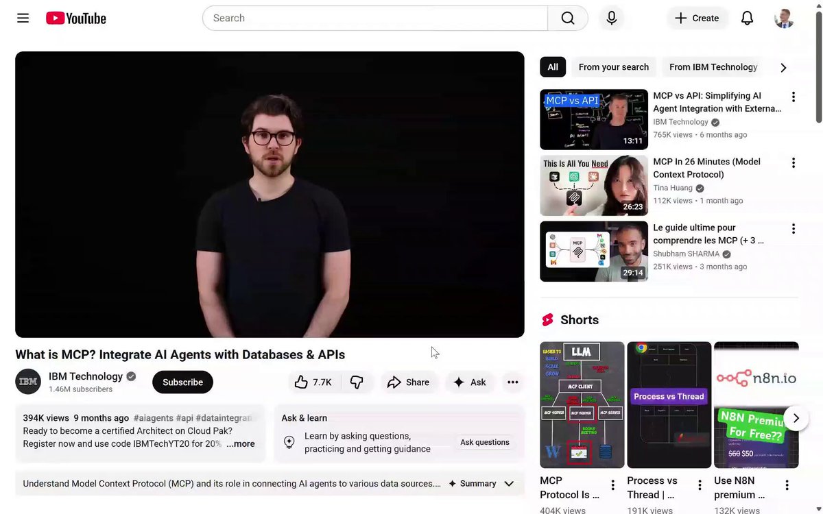 YouTube Tech Video: AI Agents, Databases & APIs Explained Nano Banana提示词