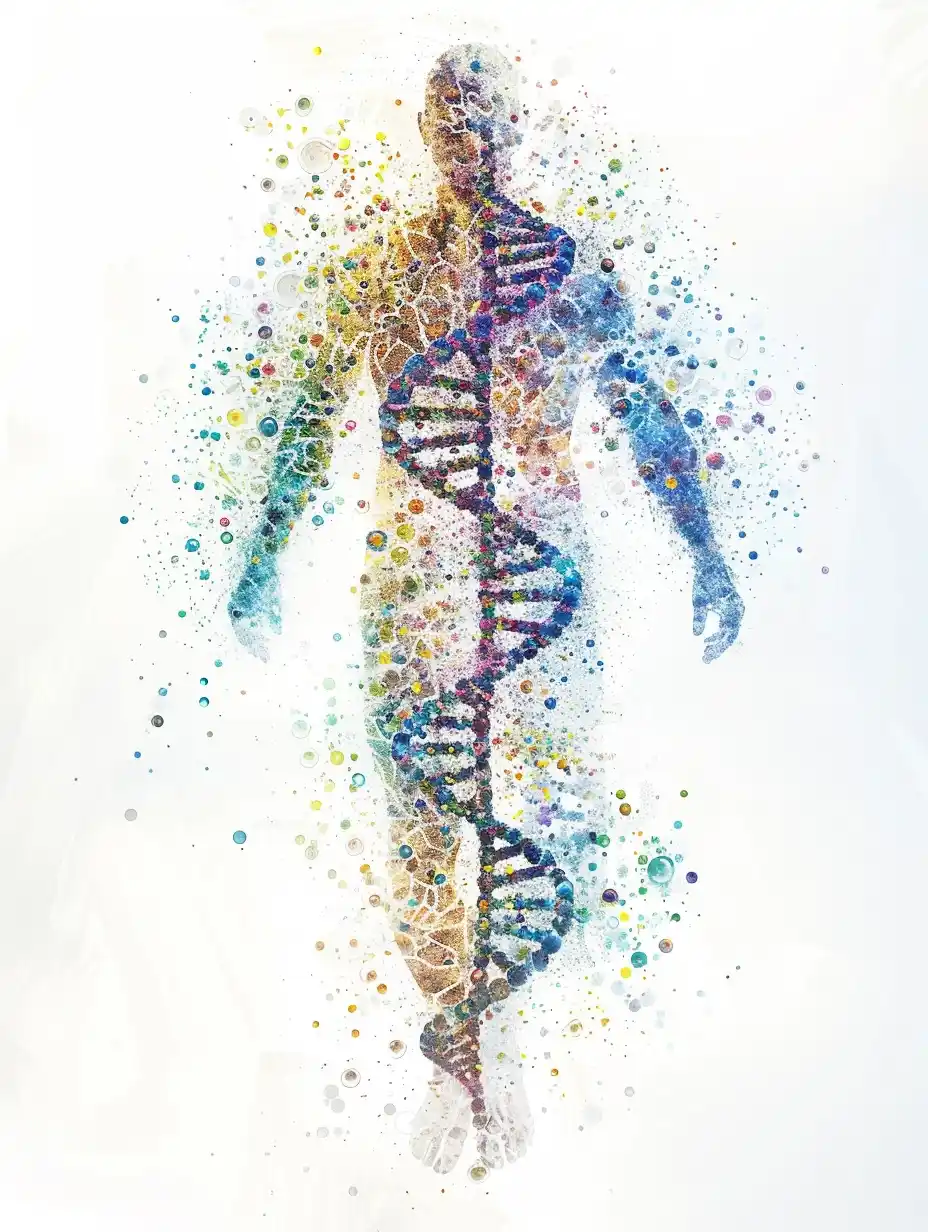 DNA Human Awakening Midjourney提示词