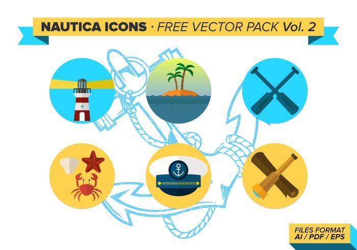 Nautica图标免费矢量包Vol。 2
