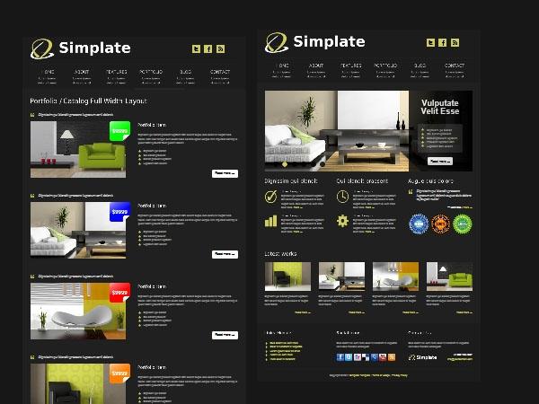 CSS+XHTML家居购物网站模板