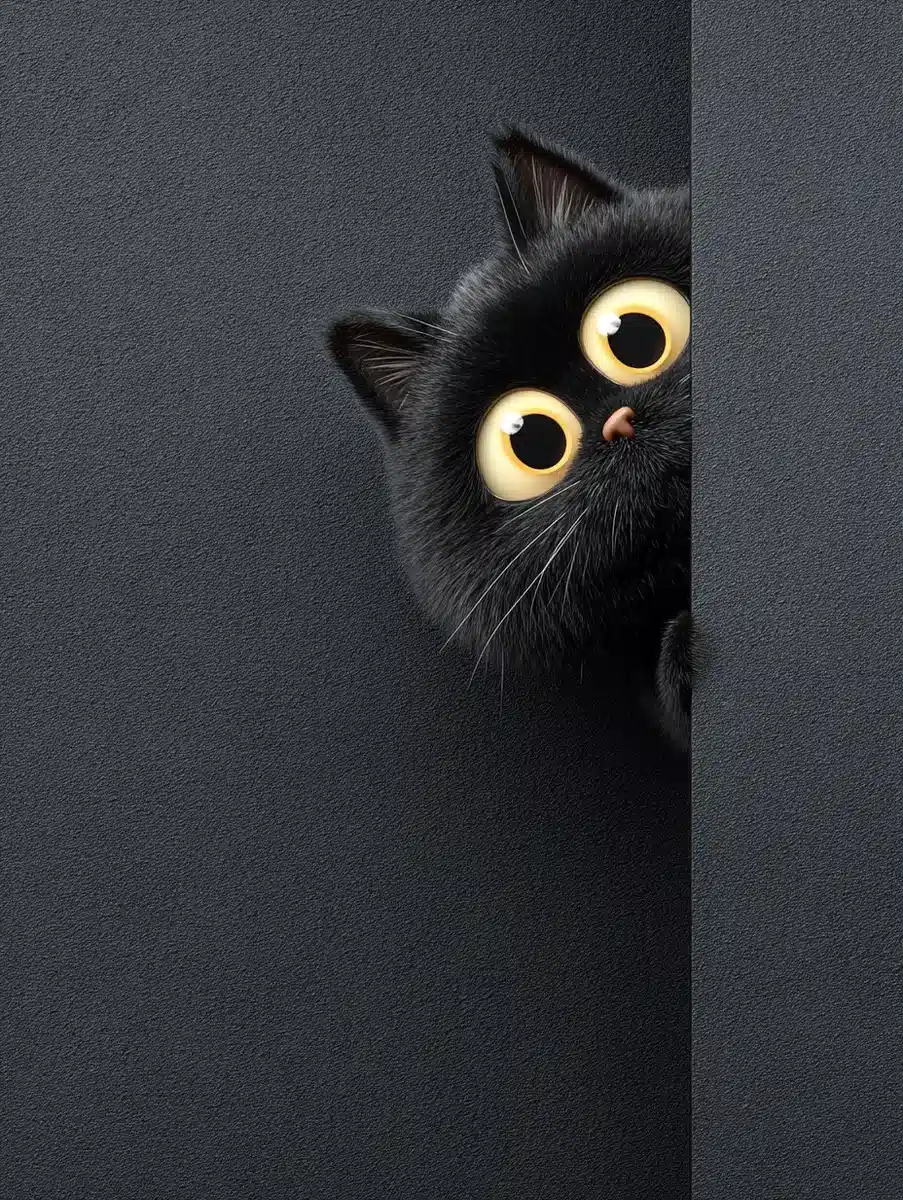 Playful Cat Digital Illustration Midjourney提示词