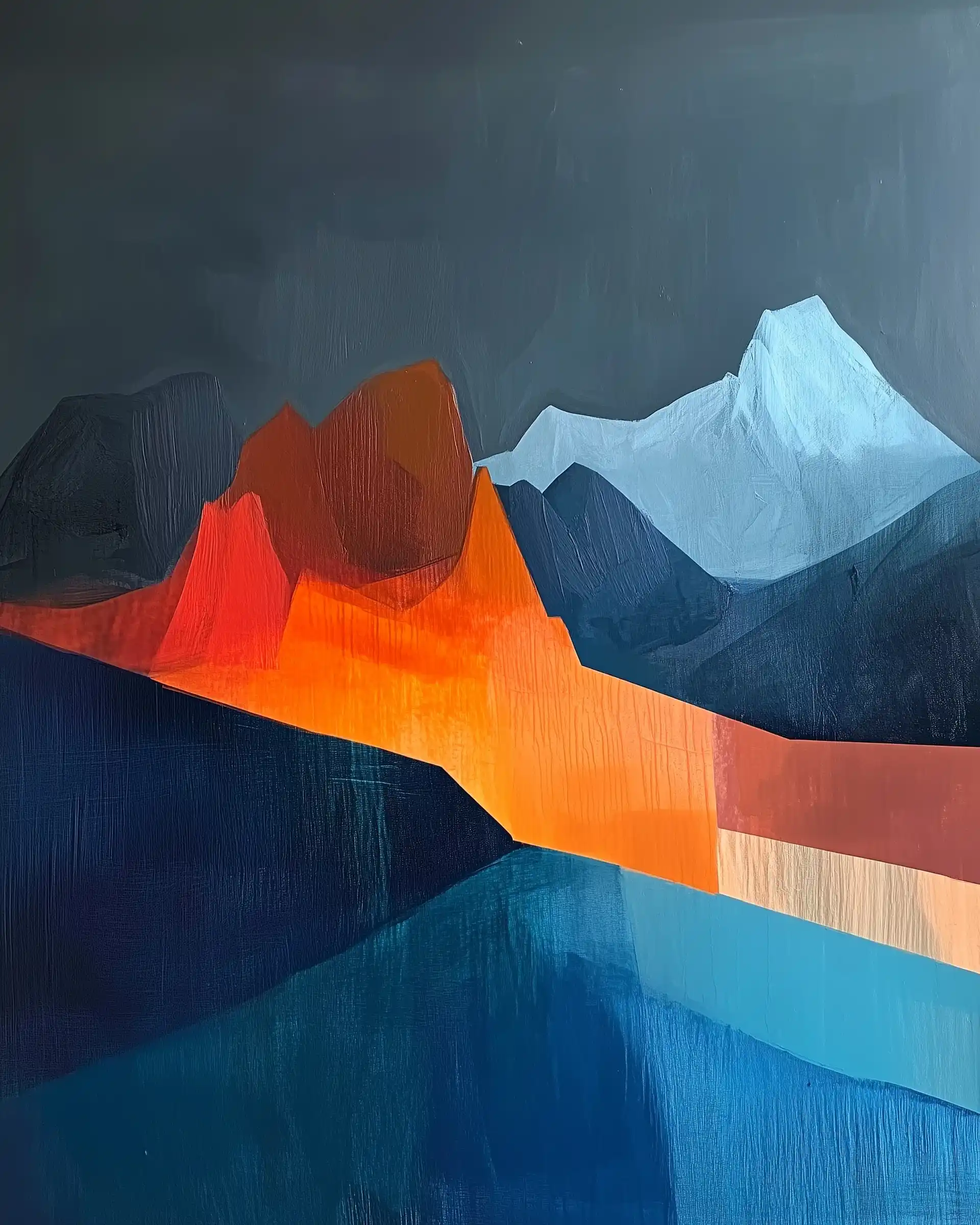 Abstract Landscapes Without Glare Midjourney 提示词生成效果