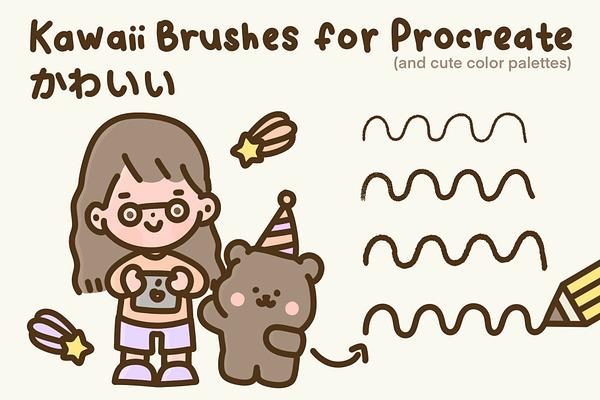 Kawaii Brushes for Procreate