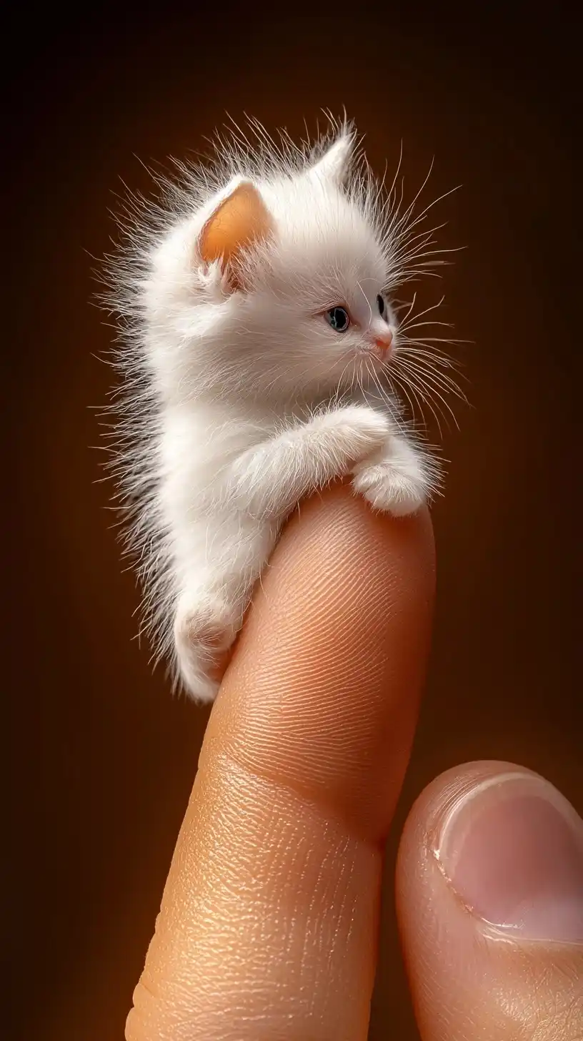 Ultra-Realistic Kitten Portrait Midjourney提示词