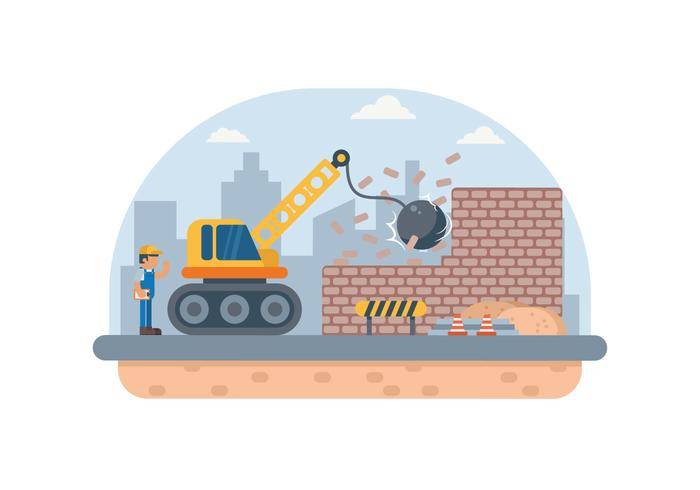 免费的建筑拆除图