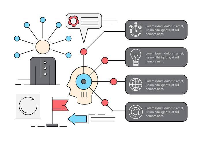 免费的线性Web图标