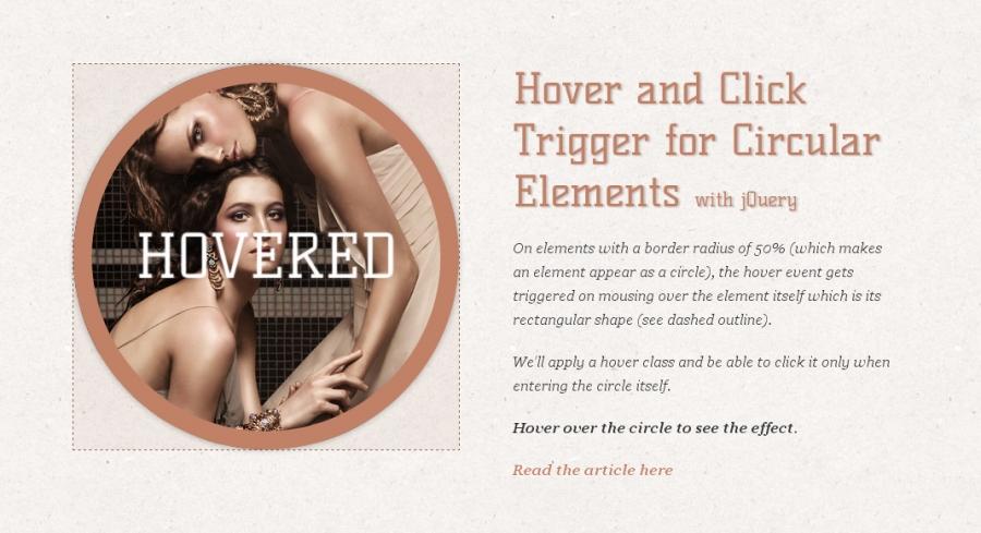 Hover Click Trigger Circle 鼠标移过点击图片效果 非常不错