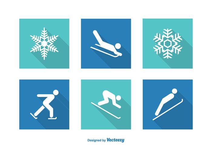 免费矢量Wintersport图标