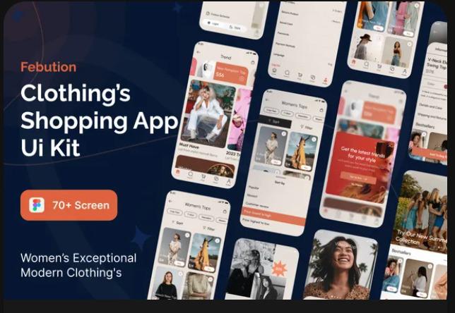 Febution Clothing's App UI Kit