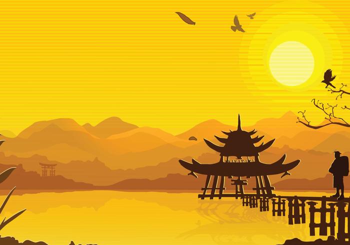 东方背景