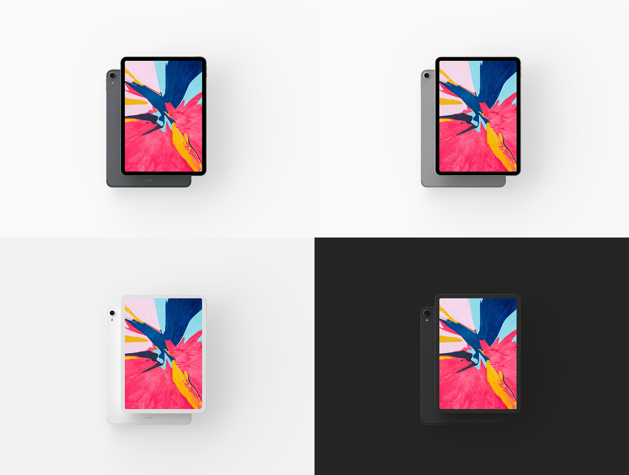 适用于Photoshop，iPad Pro 2018样机的简单iPad Pro 2018样机