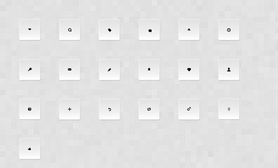 常用的网页小图标