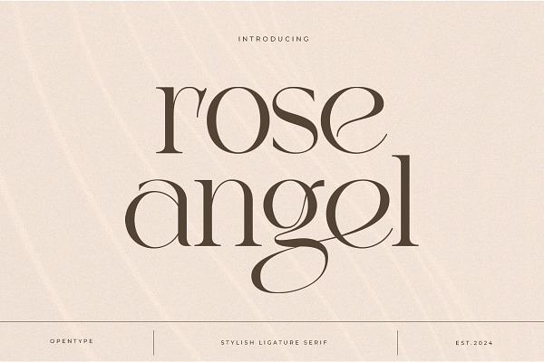 TBJ Rose Angel Display Serif