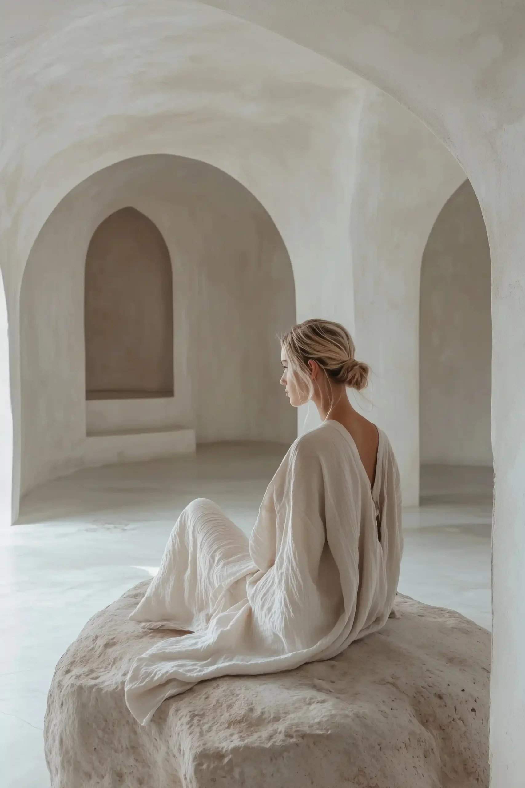 Minimal Vogue Runway Shoot Midjourney提示词