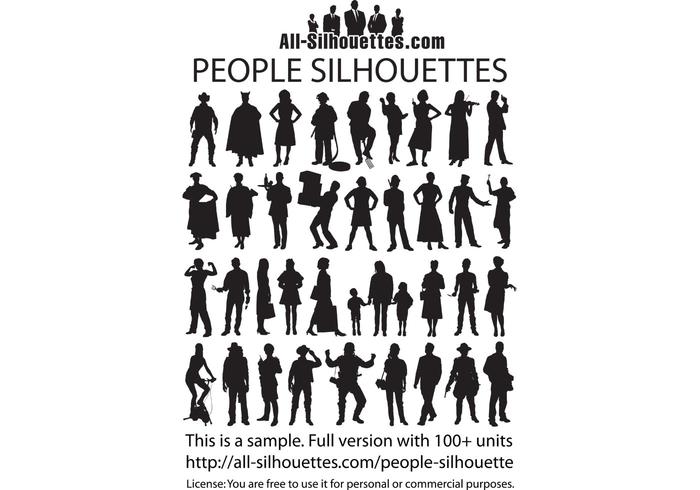 人剪影