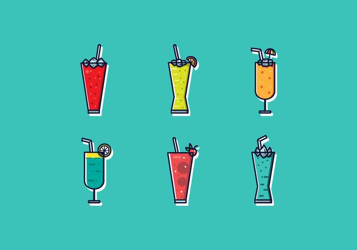 免费的Mocktail矢量