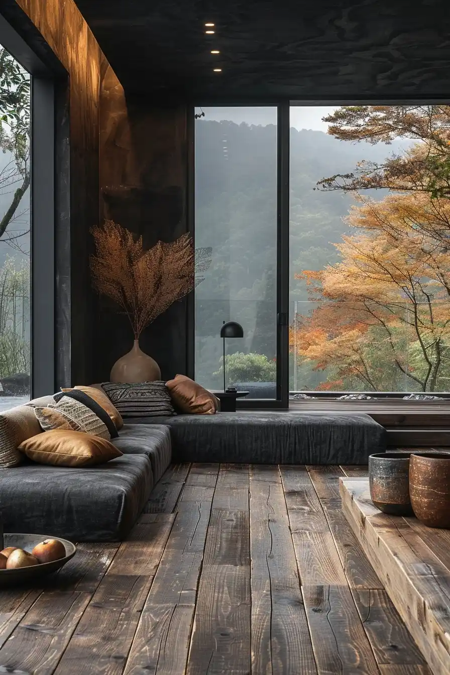 Modern Nature House Midjourney提示词