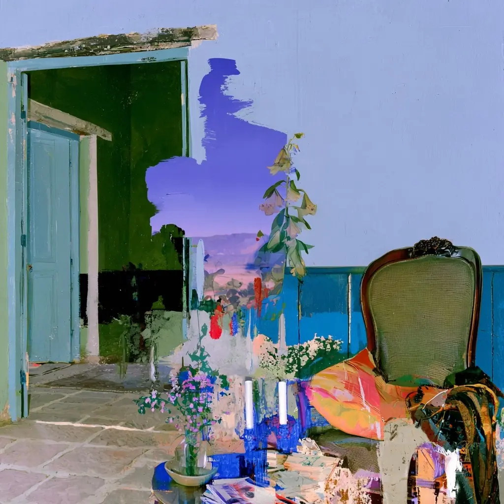 Barichara Interior Joaquin Mir Midjourney提示词