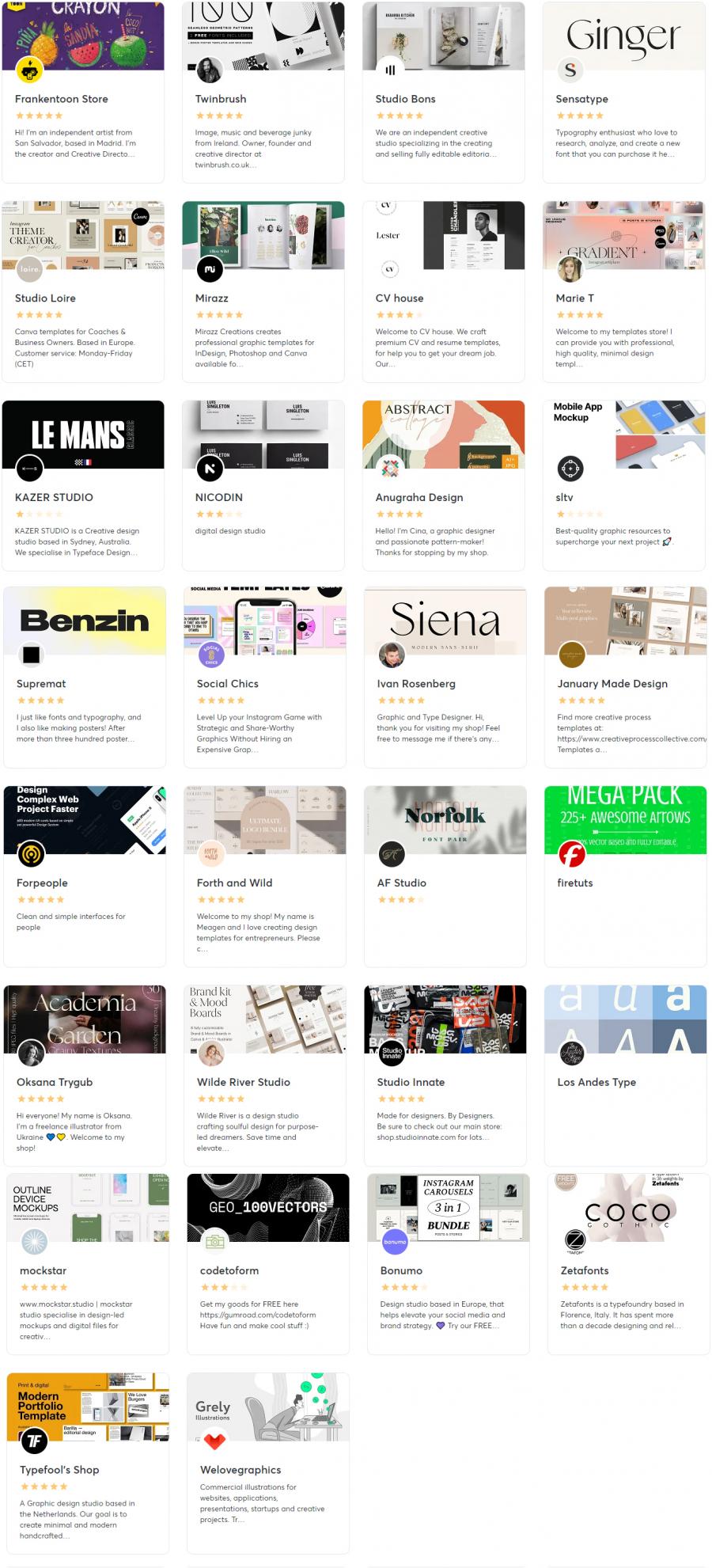 2022年的9月creativemarket.com网站分享价值高达 1000 美元的素材资源打包下载