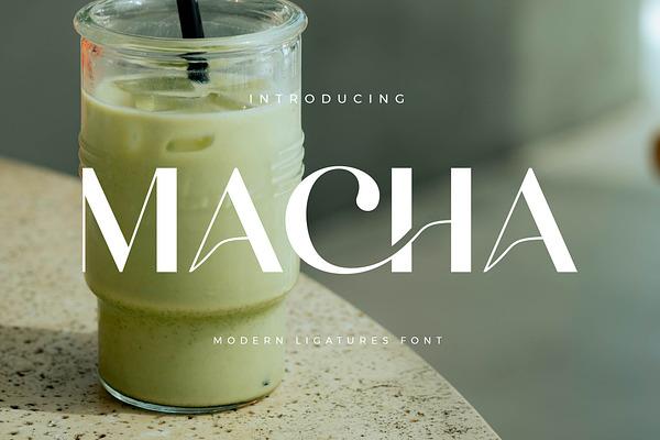 Macha Modern Sans Font