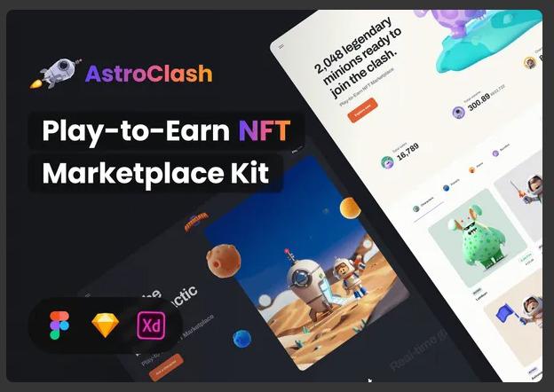AstroClash Play-to-Earn NFT Marketplace Kit