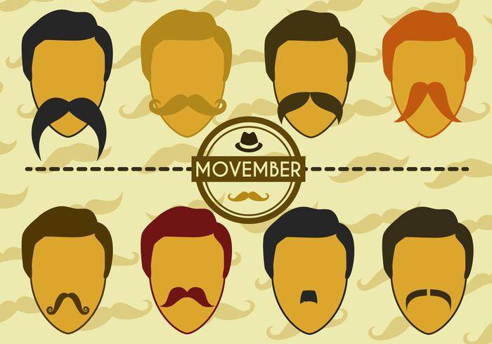 免费Movember矢量