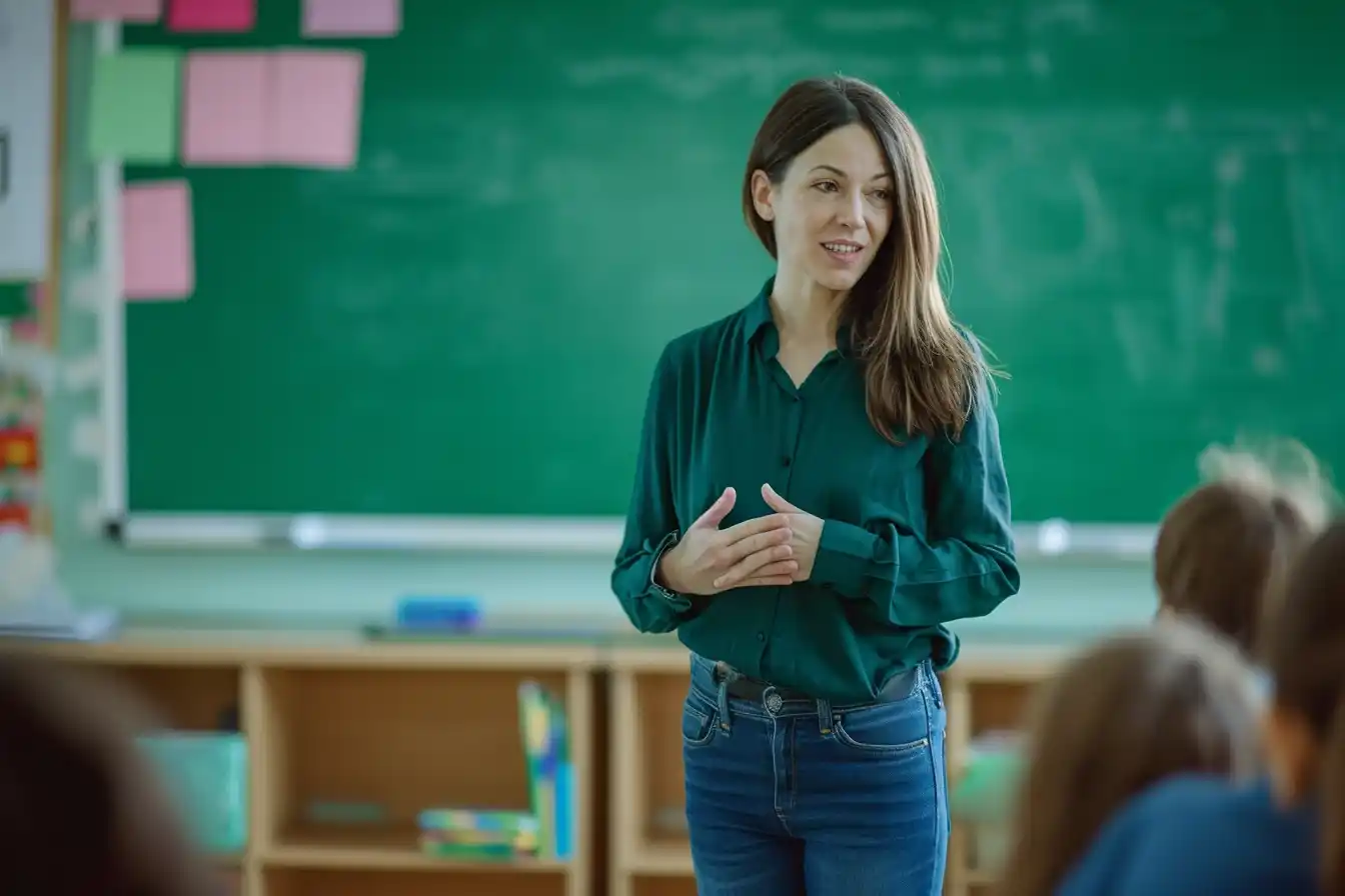Preschool Teacher at Greenboard Midjourney提示词