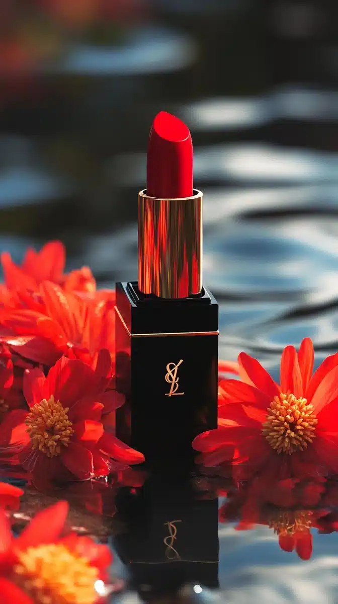 Yves Saint Laurent Lipstick Photography Midjourney提示词