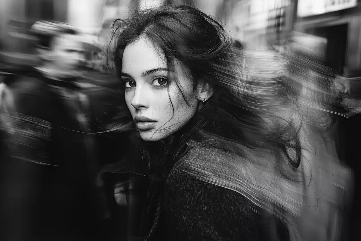 Cinematic Motion of Elegance Midjourney提示词