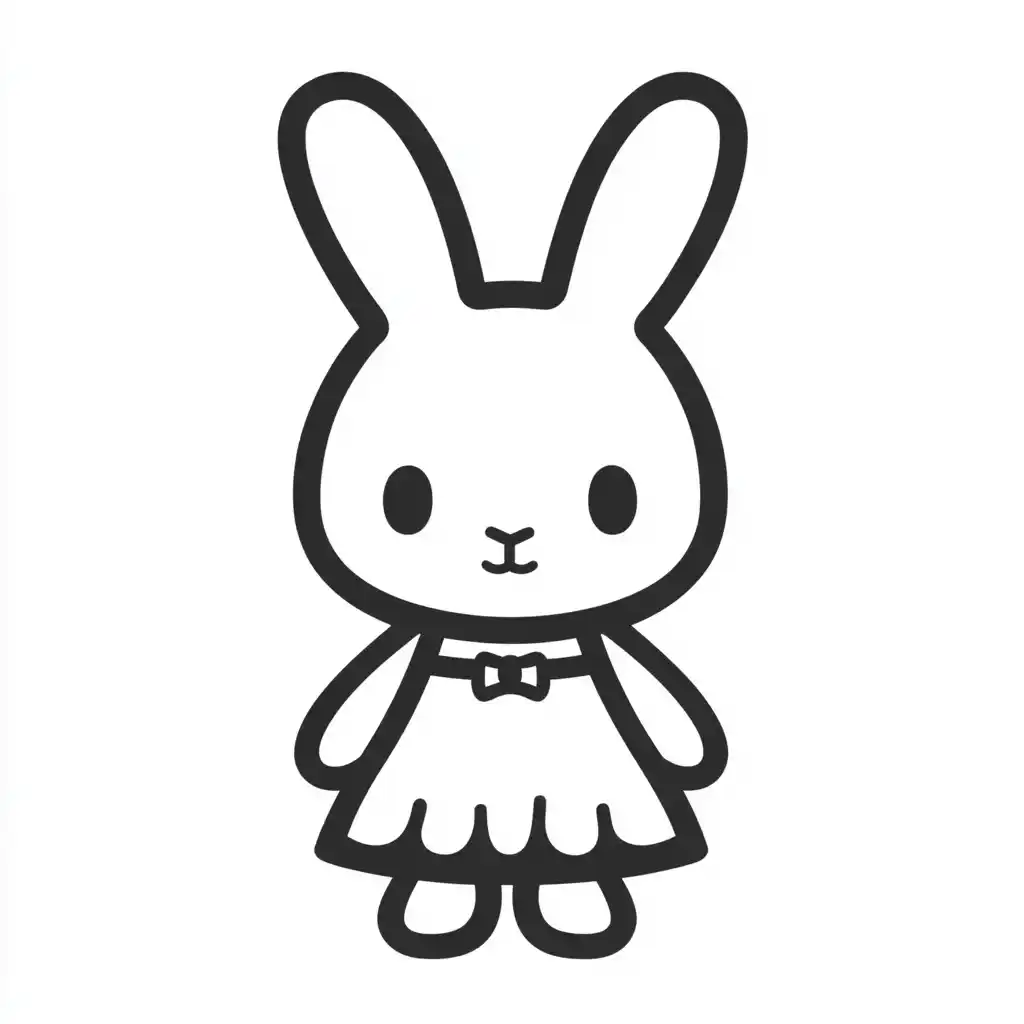 Bunny Icon in City Midjourney提示词
