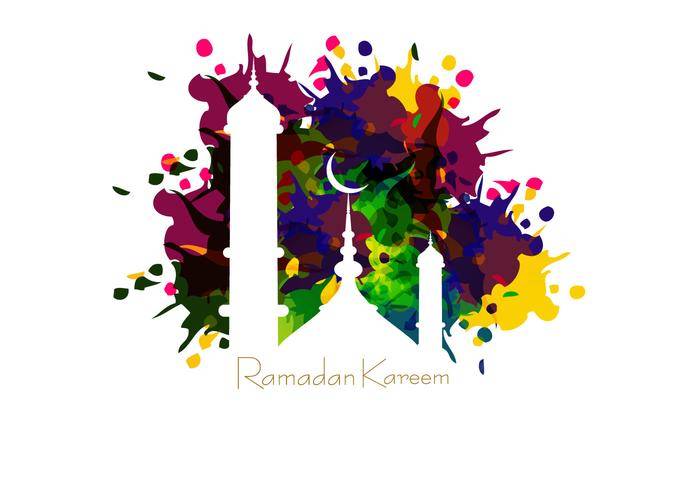 赖买丹月Kareem卡片上的清真寺