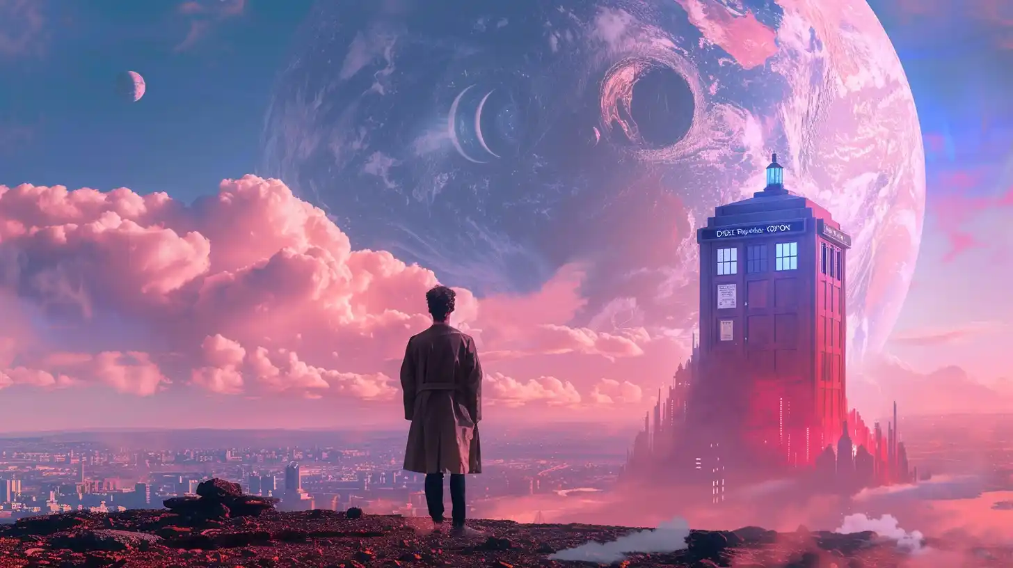 Doctor Who TARDIS Robot Midjourney提示词