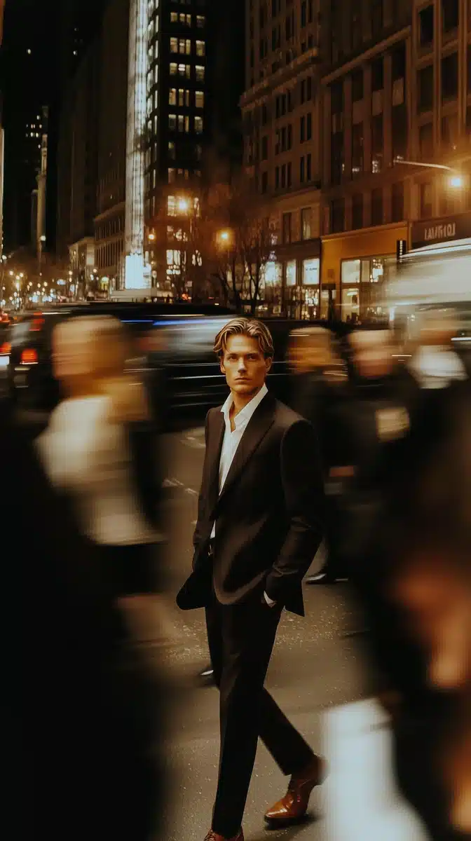 Cinematic Metropolis with Blur Midjourney提示词