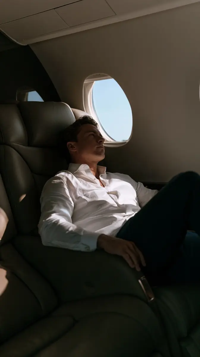 Private Jet Candid Photo Midjourney提示词