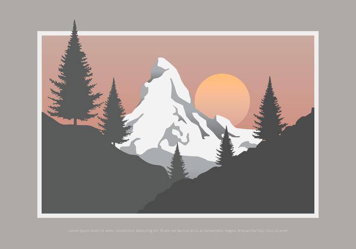 萨潘树和山