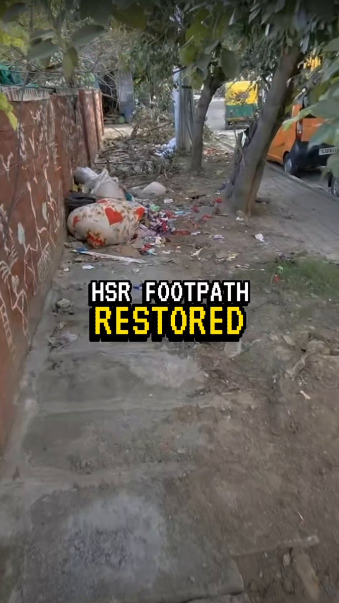 HSR Footpath Restoration | Urban Street Scene & Debris Nano Banana提示词