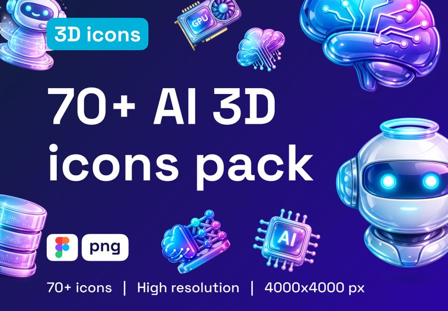 AIverse — Premium 3D AI Icons