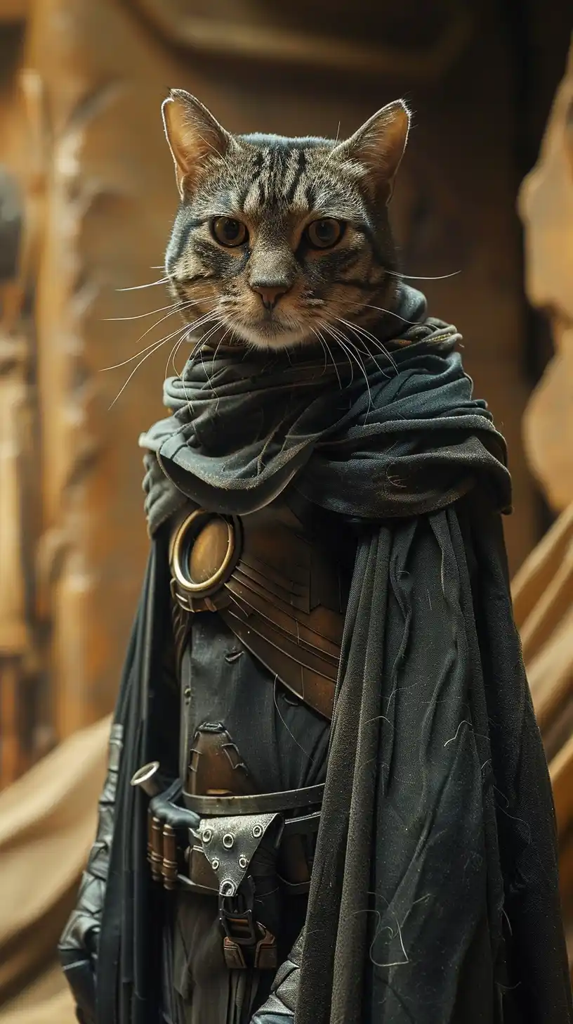 Dune Catman Portrait Midjourney提示词