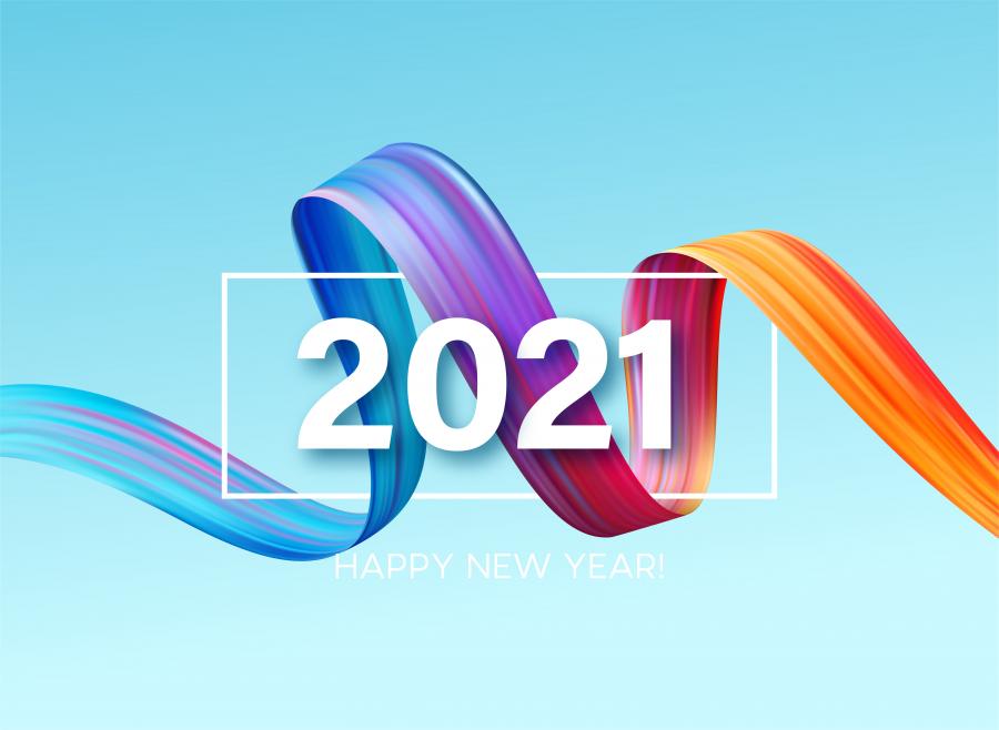 15款2021年新年数字矢量素材打包下载