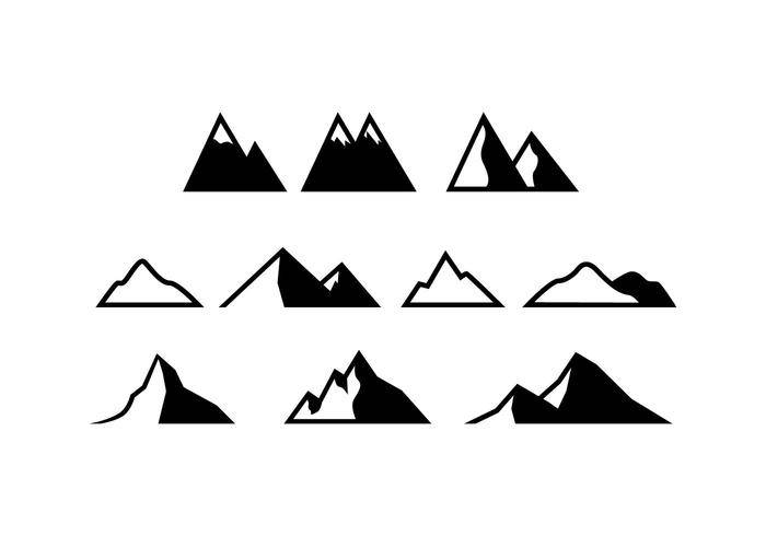 免费山图标矢量