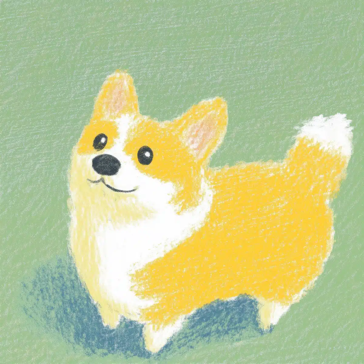Corgi Centered Composition Midjourney提示词
