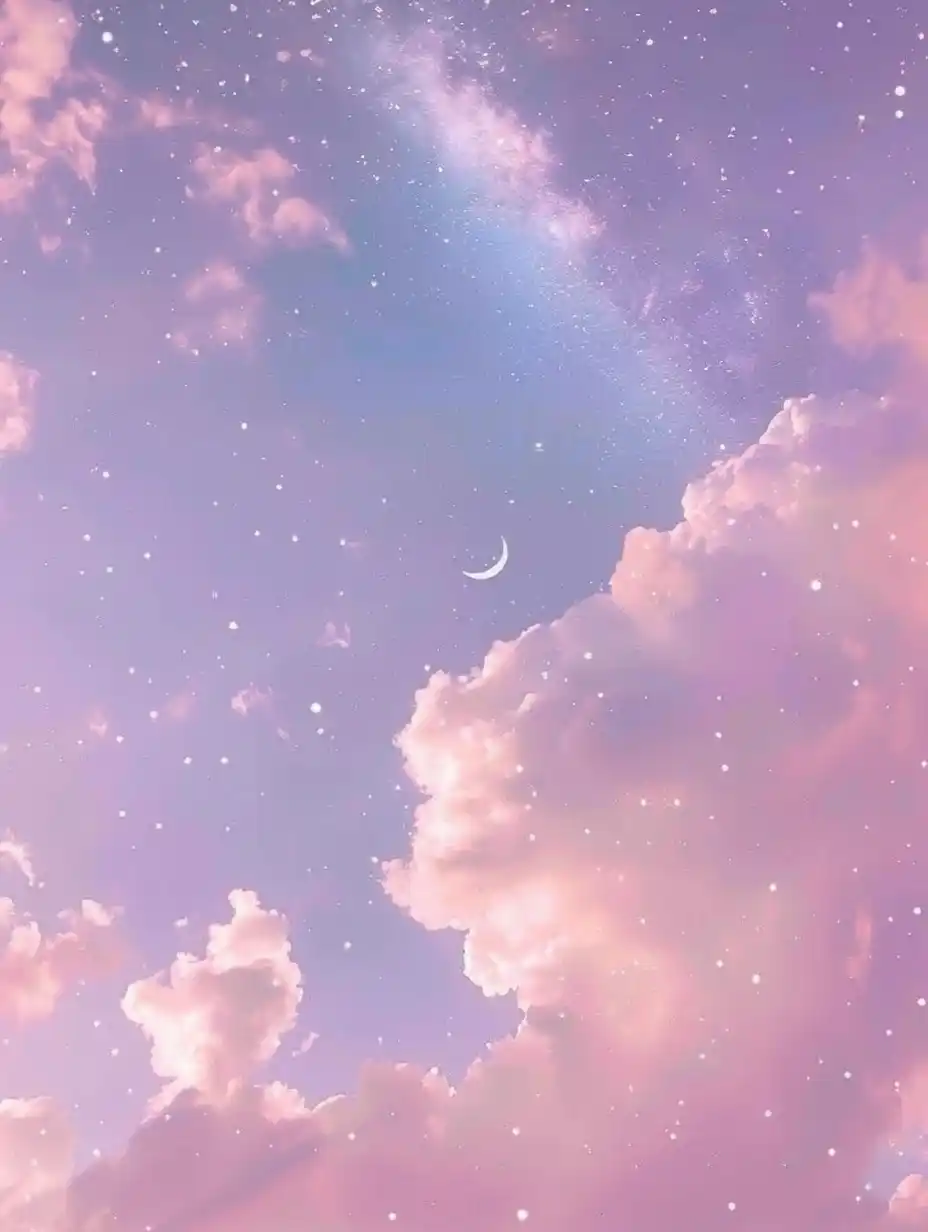 Pastel Celestial Sky Midjourney提示词