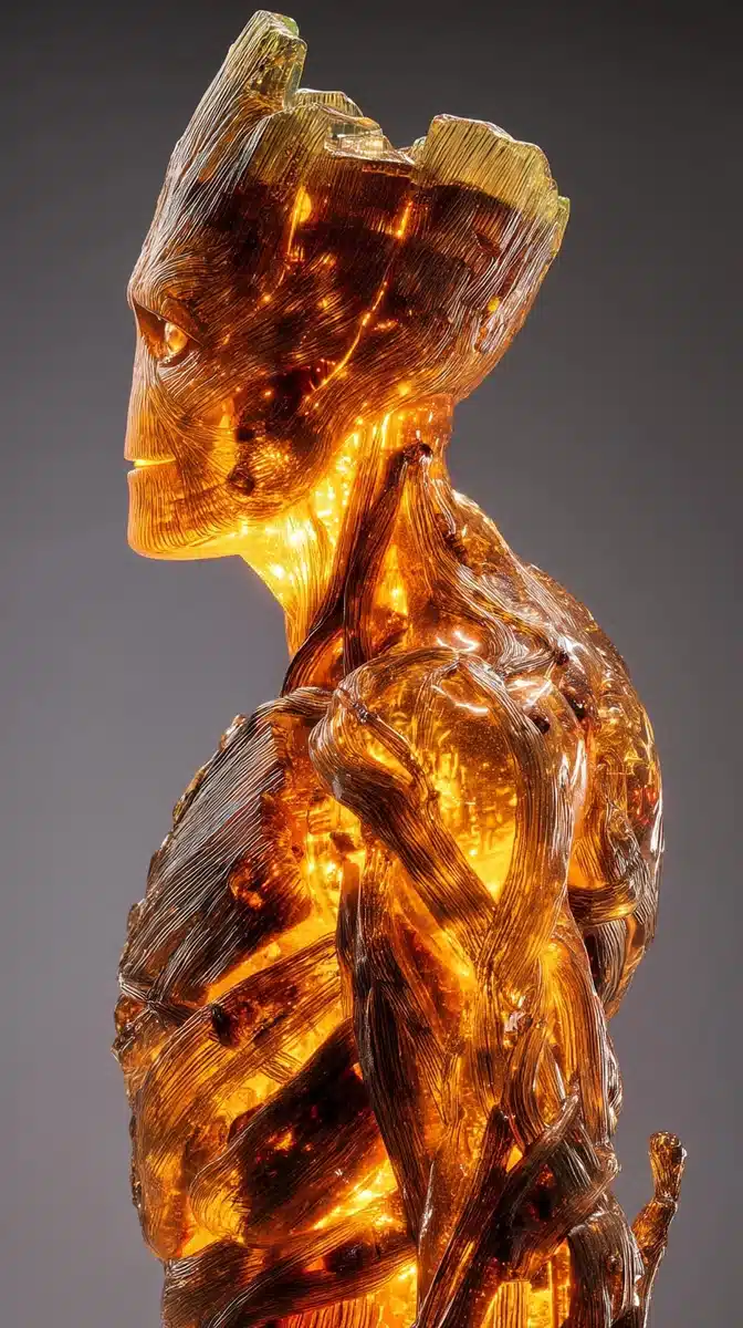 Amber Groot in Cinematic Light Midjourney提示词