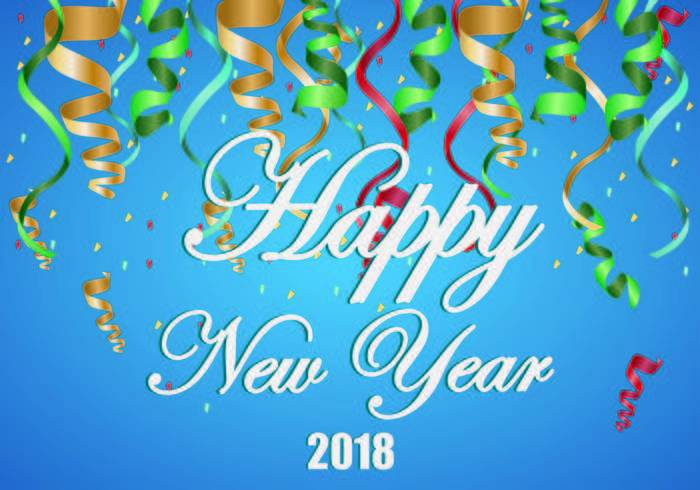 新年快乐背景2018年