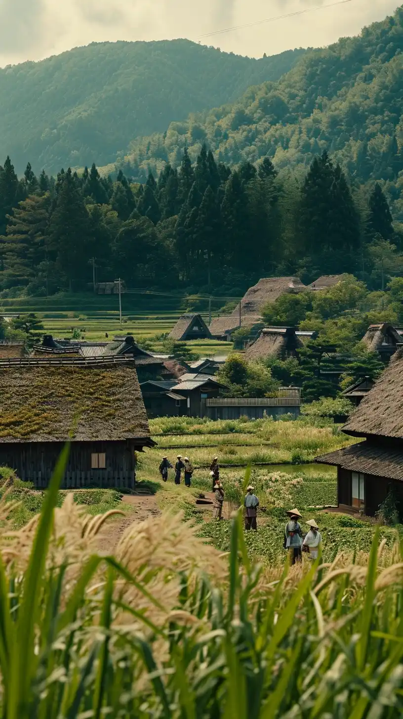 Historical Landscape Harima Province Midjourney提示词