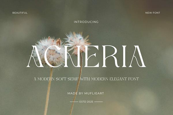 Acheria Modern Soft Serif