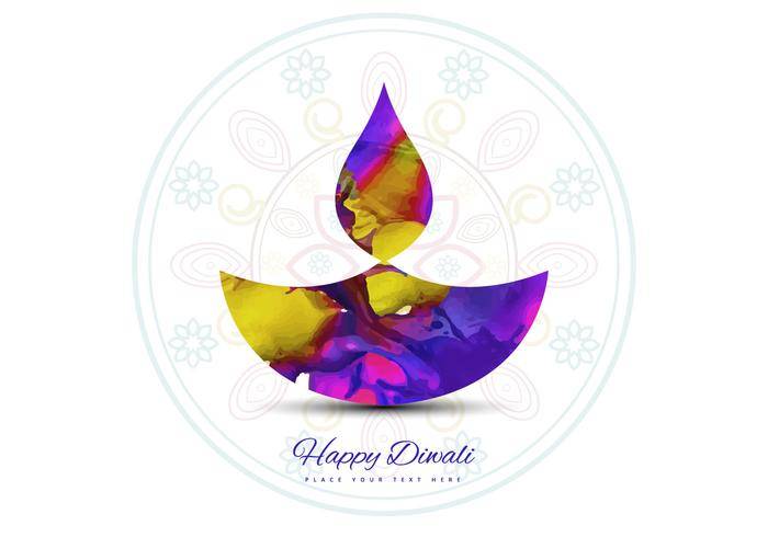 水彩屠妖节给了Rangoli